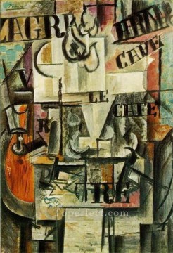  1917 Oil Painting - Compotier 1917 Cubists